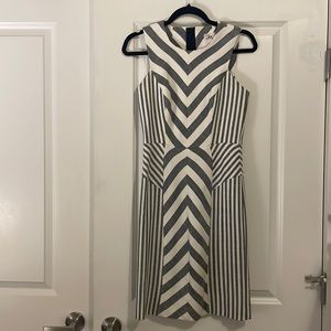 Milly Chevron Work Dress